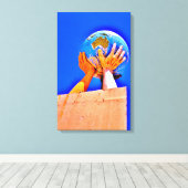 Toile Aider les mains (Insitu (Plancher de Bois))