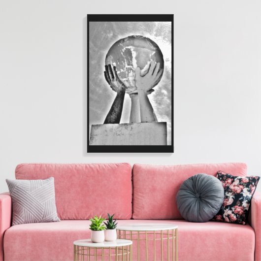 Toile Aider les mains (Insitu(Salon))