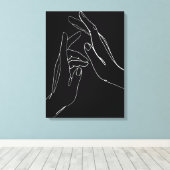 Toile Aider les mains (Insitu (Plancher de Bois))