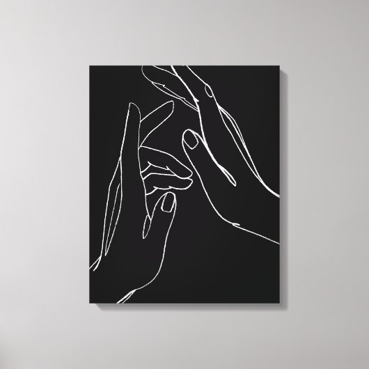 Toile Aider les mains (Recto)