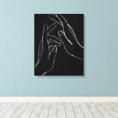 Toile Aider les mains (Insitu (Plancher de Bois))