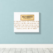 TOILE AIDER RECHERCHÉ AUCUN IRLANDAIS N'A BESOIN D'APPLI (Insitu (Plancher de Bois))