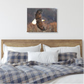 Toile Aigle à tête blanche sur les arbres d'automne (Insitu(Chambre))