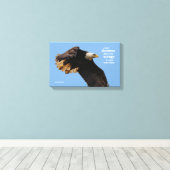 Toile Aigle à tête plate inspirant en vol (Insitu (Plancher de Bois))