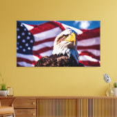 Toile Aigle américain (Insitu(Salon))