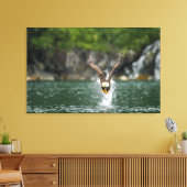 Toile Aigle Bald Le Gros Catch (Insitu(Salon))