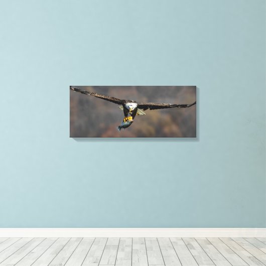 Toile Aigle Balle Avec Poisson (Insitu (Plancher de Bois))