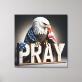 Toile Aigle Balle Sur Un Signe Priant (Recto)