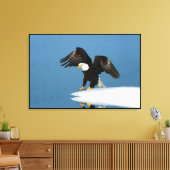 Toile Aigle de chaume sur glace enveloppé (Insitu(Salon))