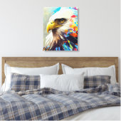 Toile Aigle de l'aigle à tête blanche Découverte des ani (Insitu(Chambre))