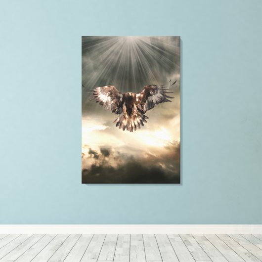 Toile Aigle d'or (Insitu (Plancher de Bois))