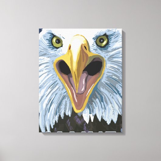 Toile Aigle du Maine vers le haut (Recto)