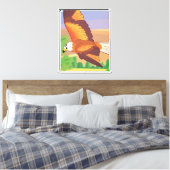 Toile Aigle en vol (Insitu(Chambre))