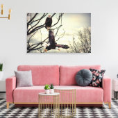 Toile Aigle observant Aigle (Insitu(Salon))