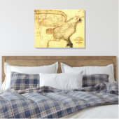Toile Aigle superposé aux États-Unis (Insitu(Chambre))
