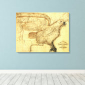 Toile Aigle superposé aux États-Unis (Insitu (Plancher de Bois))