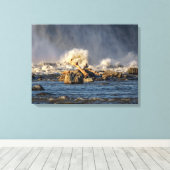 Toile Aigles Et Eaux Agitées (Insitu (Plancher de Bois))