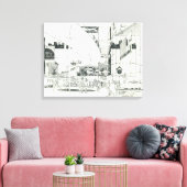 Toile Aiguille spatiale - Concept aérien Dessin 2 (Insitu(Salon))