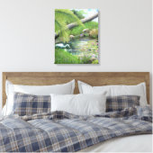 Toile Aiguille sur l'étang (Insitu(Chambre))