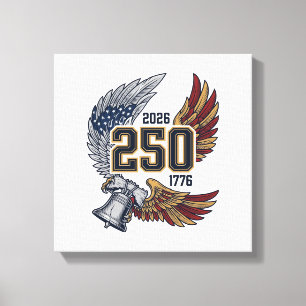 Toile Aile d'aigle Amérique 250 2026 Dessin patriotique_