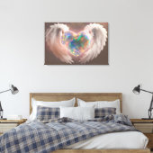 Toile *~* Ailes d'angle de coeur opale flashy AP78 (Insitu(Chambre))
