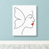 Toile Ailes émergentes - Portrait caché de guérison des (Insitu (Plancher de Bois))