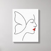 Toile Ailes émergentes - Portrait caché de guérison des (Recto)