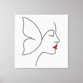 Toile Ailes émergentes - Portrait caché de guérison des  (Recto)