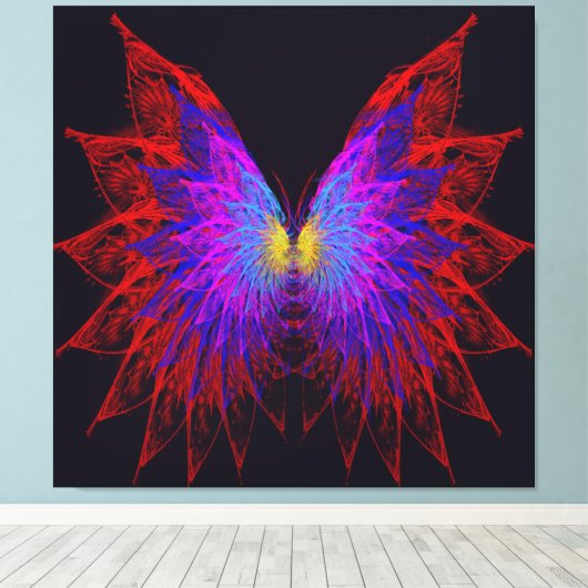 Toile Ailes papillon (Insitu (Plancher de Bois))