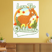 Toile Aimer les extérieurs (Insitu(Salon))