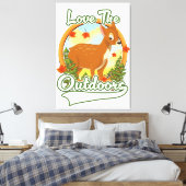 Toile Aimer les extérieurs (Insitu(Chambre))