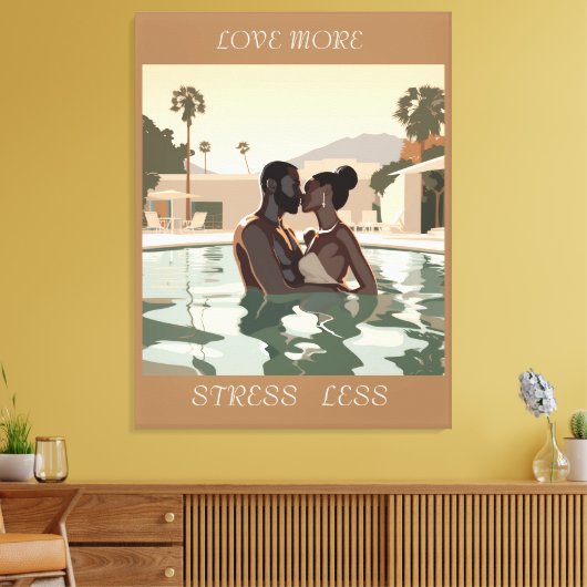 TOILE AIMER PLUS DE CONCEPTION #1 (Insitu(Salon))