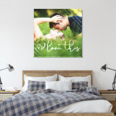 Toile Aimez ça | Décontracté écran photo de script moder (Insitu(Chambre))