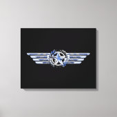 Toile Air Pilot Chrome Comme Star Wings (Recto)