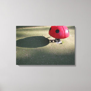 Toile Aire de jeux pour enfants 30 Ladybug rocking Canva
