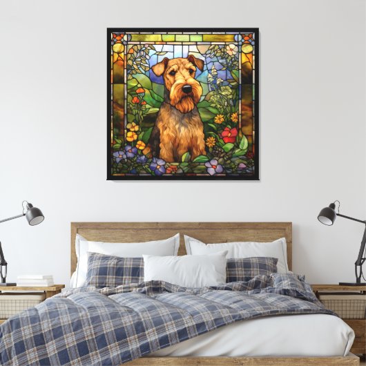 Toile Airedale Terrier (Insitu(Chambre))