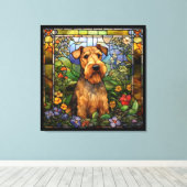 Toile Airedale Terrier (Insitu (Plancher de Bois))
