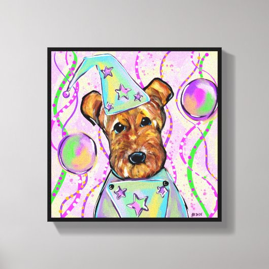 TOILE AIREDALE TERRIER (Recto)