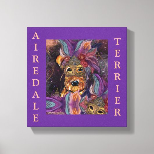 TOILE AIREDALE TERRIER (Recto)