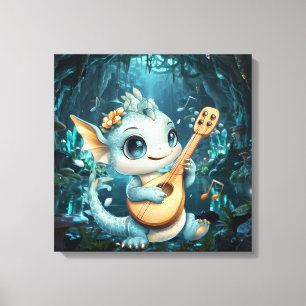 Toile Airs de bébé dragon