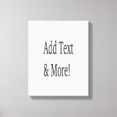 Toile Ajouter du texte et plus ! Customisez votre propre (Recto)