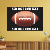 Toile Ajouter du texte sur le coussin de football (Insitu(Salon))