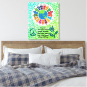 Toile Ajouter un texte de devis personnalisé Cadeaux d'a (Insitu(Chambre))