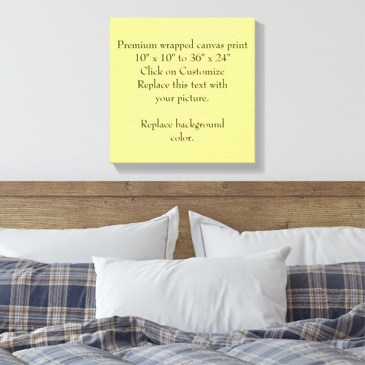 Toile Ajouter une image ou une oeuvre d'art, la créer à  (Insitu(Chambre))