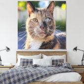 Toile Ajouter une Personnaliser photo de chat (Insitu(Chambre))