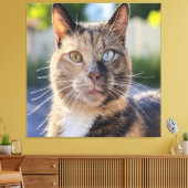 Toile Ajouter une Personnaliser photo de chat (Insitu(Salon))