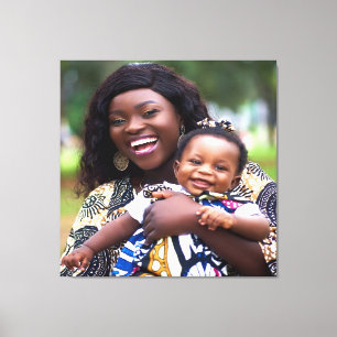 Toile Ajouter une photo de bébé Personnaliser