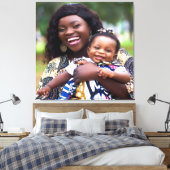 Toile Ajouter une photo de bébé Personnaliser (Insitu(Chambre))