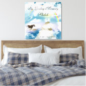 Toile Ajouter votre animal de compagnie photo Pet perte  (Insitu(Chambre))