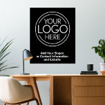 Toile Ajouter Votre Logo Entreprise Moderne Minimaliste<br><div class="desc">Parfaites pour un congrès de bureau ou une décoration de bureau, ces pièces d'art en toile enveloppées de logo sont simples dans leur conception. Vous pouvez modifier la couleur de l'arrière - plan pour qu'elle corresponde à la couleur qui correspond au logo de votre entreprise. Les lignes supplémentaires de type...</div>